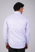 Veshbhoshaa Bluebird Men'S Light Purple Stripe Shirt
