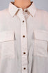Veshbhoshaa Bluebird Women'S Beige Linen Shirt
