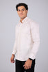Veshbhoshaa Bluebird Men'S Light Brown Stripe Shirt