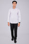 Veshbhoshaa Bluebird Men'S Light Grey Stripe Shirt