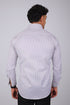 Veshbhoshaa Bluebird Men'S Light Grey Stripe Shirt