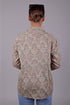 Veshbhoshaa Bluebird Women'S Brown Printed Satin Shirt