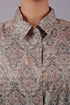 Veshbhoshaa Bluebird Women'S Brown Printed Satin Shirt