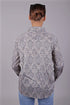 Veshbhoshaa Bluebird Women'S Grey Printed Satin Shirt