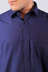 Veshbhoshaa Bluebird Royal Purple Men'S Office Shirt