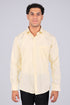 Veshbhoshaa Bluebird Light Mango Men'S Office Shirt
