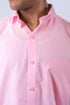 Veshbhoshaa Bluebird Baby Pink Men'S Office Shirt