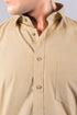 Veshbhoshaa Bluebird Sepia Men'S Office Shirt