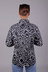 Veshbhoshaa Bluebird Women'S Black Print Satin Shirt