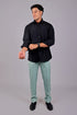 Veshbhoshaa Bluebird Tailored Fit Pistachio Green Trouser