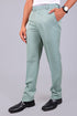Veshbhoshaa Bluebird Tailored Fit Pistachio Green Trouser