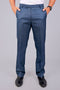 Veshbhoshaa Bluebird Tailored Fit Marengo Blue Trouser