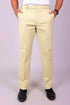 Veshbhoshaa Bluebird Men'S Cream Stretch Band Trousers
