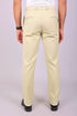 Veshbhoshaa Bluebird Men'S Cream Stretch Band Trousers