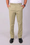Veshbhoshaa Bluebird Men'S Ecru Stretch Band Trousers