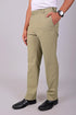 Veshbhoshaa Bluebird Men'S Ecru Stretch Band Trousers