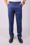 Veshbhoshaa Bluebird Tailored Fit Space Blue Trouser