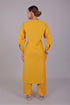 Veshbhoshaa Bluesaanchi Women'S Yellow Kurti With Trouser Pajama Set