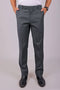 Veshbhoshaa Bluebird Men'S Iron Grey Stretch Band Trousers