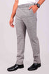 Veshbhoshaa Bluebird Men'S Black Lycra Linen Formal Trouser
