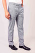 Veshbhoshaa Bluebird Men'S Blue Lycra Linen Formal Trouser