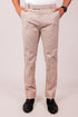 Veshbhoshaa Bluebird Men'S Dark Brown Lycra Linen Formal Trouser