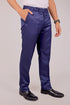 Veshbhoshaa Bluebird Tailored Fit Blue Formal Trouser