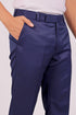 Veshbhoshaa Bluebird Tailored Fit Blue Formal Trouser