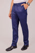 Veshbhoshaa Bluebird Tailored Fit Blue Formal Trouser
