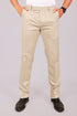 Veshbhoshaa Bluebird Tailored Fit Magnolia Cream Trouser