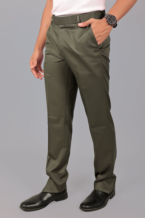 Veshbhoshaa Bluebird Tailored Fit Shadow Grey Trouser