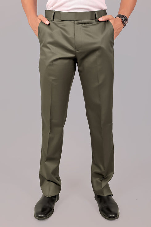 Veshbhoshaa Bluebird Tailored Fit Shadow Grey Trouser