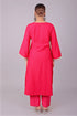 Veshbhoshaa Bluesaanchi Women'S Hot Pink Kurti Pajama Set