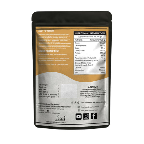 Ayumulya Roasted Chana Sattu Powder