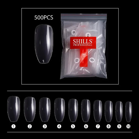 Shills Professional PKT 500pcs Ballet Nail Tips
