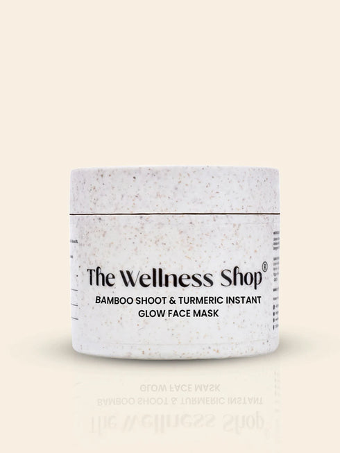The wellness shop BAMBOO SHOOT & TURMERIC INSTANT GLOW FACE MASK