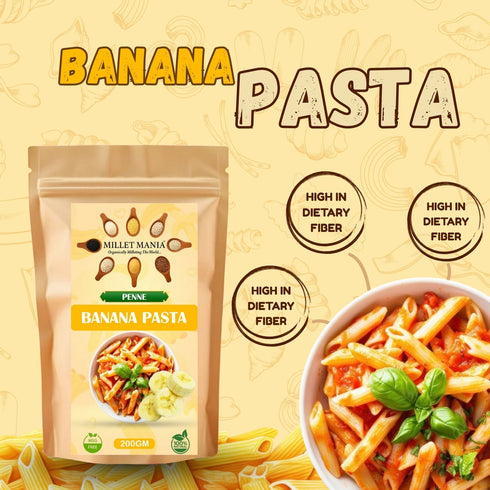 Millet Mania Banana Penne Pasta
