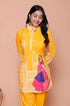 Miravan Womens yellow Digital Printed Co ord Set