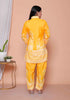 Miravan Womens yellow Digital Printed Co ord Set