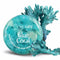 Cowpathy Blue Coral Aloevera Cow Ark Designer Soap