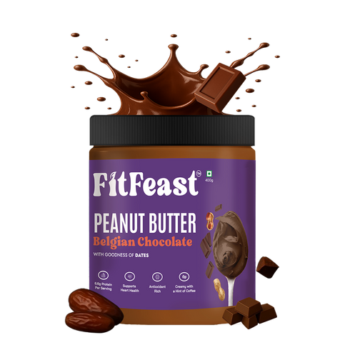 Fitfeast Belgian Chocolate Peanut Butter 400g