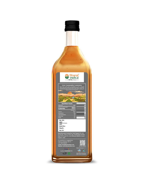 Bharat Vedica Organic Wood Pressed Black Mustard Oil Organic Wood Pressed kale Sarso ka tel
