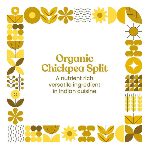 Bharat Vedica Organic Chickpea Split Organic Chana Dal
