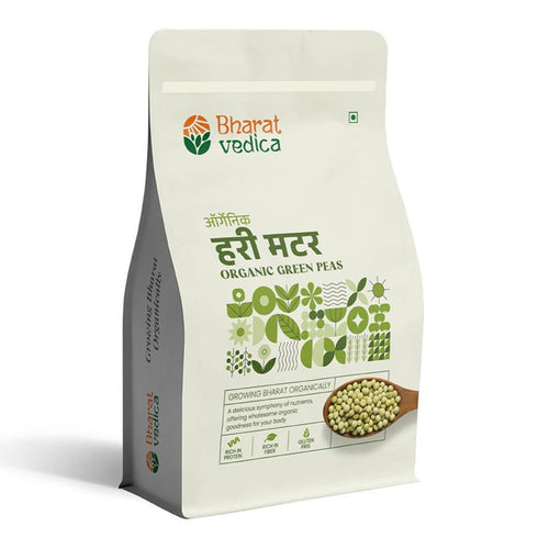 Bharat Vedica Organic Green Peas Organic Hari Matar