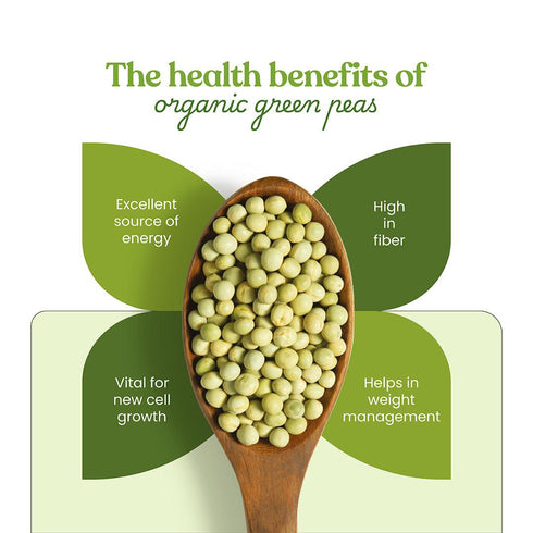 Bharat Vedica Organic Green Peas Organic Hari Matar