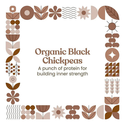 Bharat Vedica Organic Black Chickpeas Organic Black Chana