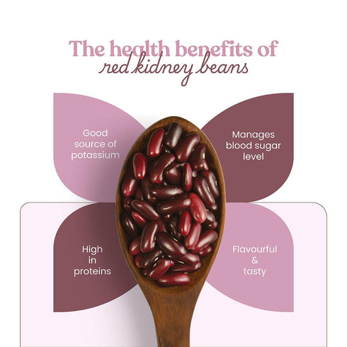 Bharat Vedica Organic Red Kidney Beans Organic Rajma Red