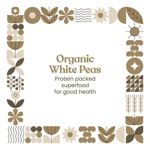 Bharat Vedica Organic White Peas Organic Safed Matar