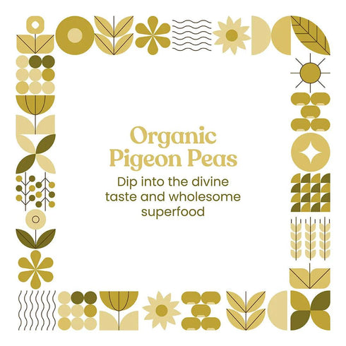 Bharat Vedica Organic Pigeon Peas Organic Toor Dal