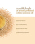 Bharat Vedica Organic Wood Pressed White Sesame Oil Organic Wood Pressed Safed Til ka Tel